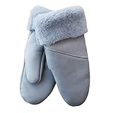 Testé depuis des siècles SamWo, Gants Femme 100% peau d\'agneau Taille S Gris clair