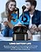 LASUNEY IPX7 Waterproof Bluetooth Earbuds, True Wireless Earbuds, 35H Cyclic Playtime Headphones with Charging Case and mic for iPhone Android, in-Ear Stereo Earphones Headset for Sport - Black
