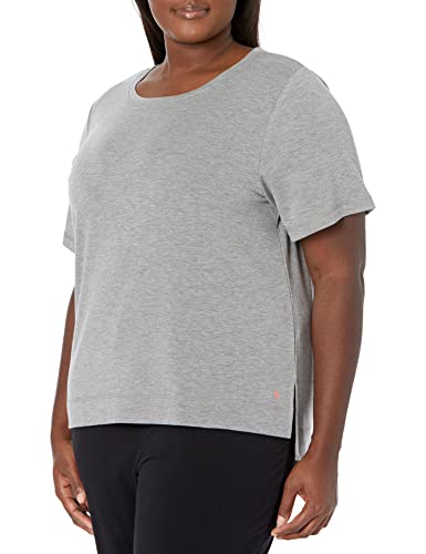 Image of HUE Women's Solid French Terry Long Sleeve Lounge Tee
