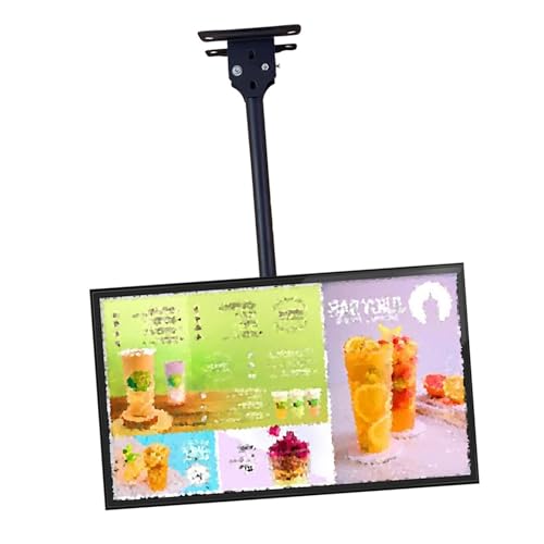 Support plafond TV télescopique pour optimiser l'espace et les reflets - 2