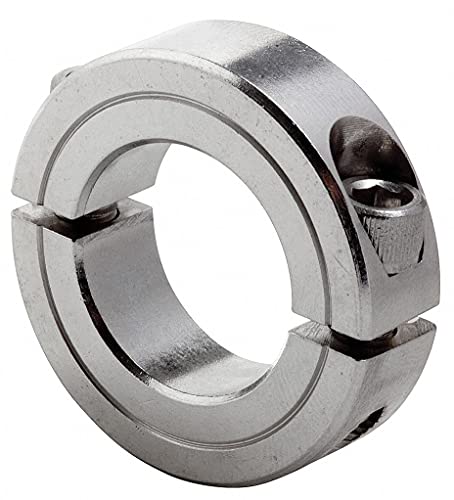 Shaft Collar,Clamp,2Pc,6 in,SS