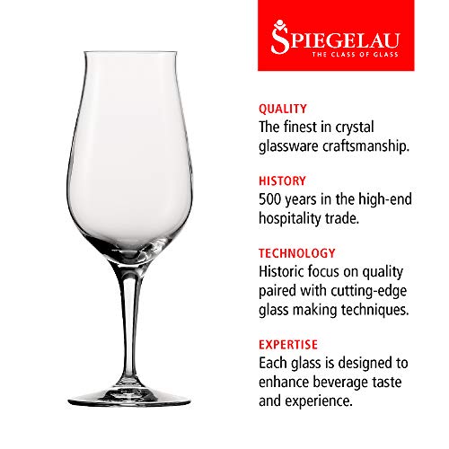 Spiegelau Premium Whiskey Snifter Set Of 4 - European-Made Crystal, Modern Whiskey Glasses, Dishwasher Safe, Professional Quality Cocktail Glass Gift Set - 9.5 Oz #TOP2