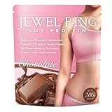 【JEWELRING ジュエルリング】 バスト プロテイン ソイプロテイン 女子力 アップ サプリ サプリメント エラスチン プラセンタ 大豆イソフラボン マルチビタミン 10種類 (チョコレート)