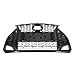 Partzer Front Bumper Grille Grill Compatible with 2021-2024 Lexus IS300 IS350 F-Sport Gloss Black W/O Camera Hole 52112-53150, 52112-53180