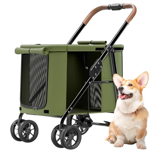 Poussette pour chiens pour transporter un animal âgé ou blessé