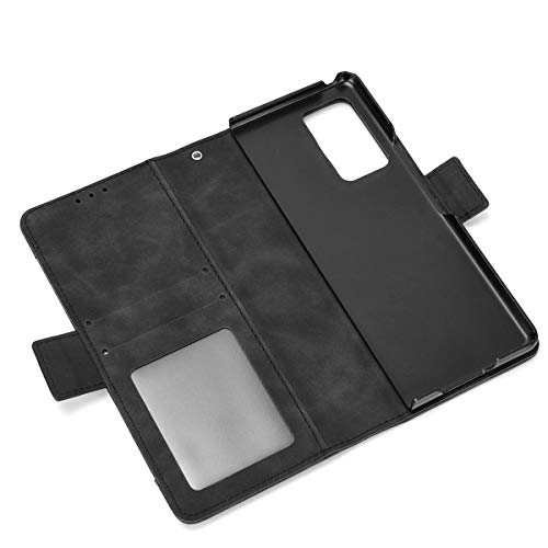 MOONCASE Capa para Galaxy Z Fold 2 5G, capa carteira de couro sintético premium com compartimentos p