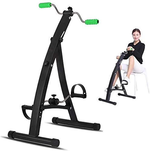 Bicicleta de pedales plegable para rehabilitación de piernas y brazos
