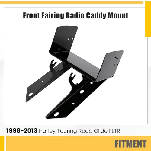 KUAFU Fairing Radio Caddy Mount Bracket Compatible with 1998-2013 Harley by KUAFU - Used condition - Image 2