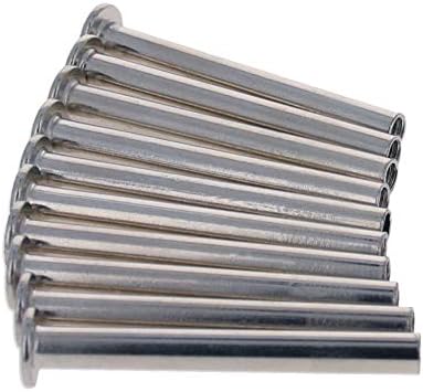 MroMax M4 Binding Screw, M4 x 65mm Nickel Plated Carbon Steel Cross Head Chicago Screw Binding Post Screw Kit for DIY Leather Decoration and Scrapbook and Photo Albums Bookbinding 10Pcs