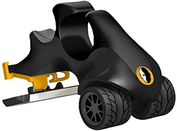 LE ATX Men's Head Shaving Razor - Black - Rigid Body with Multiblade Design and Non Slip Rubber Ring for Easy Reach, Close Shave