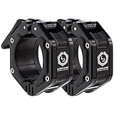 Lock-Jaw Flex Quick Release Aluminum Barbell Collar with Magnet (Black)