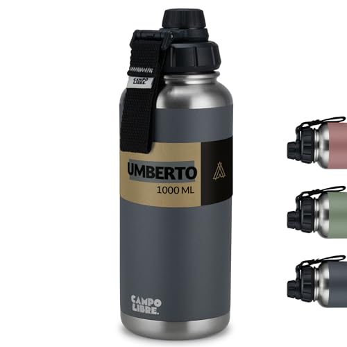 Qcwwy Edelstahl Trinkflasche 3L - 24h Heiß & 48h Kalt Mit Tragegriff