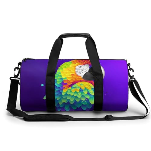 Sac de sport gym sac de voyage perroquet 45x23x23cm duffel bag