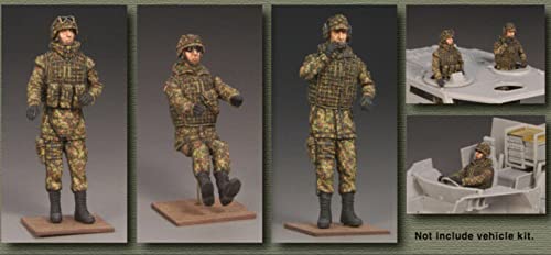 Kit de figuras de resina tripulación tanque moderno 1:35 miniatura 1
