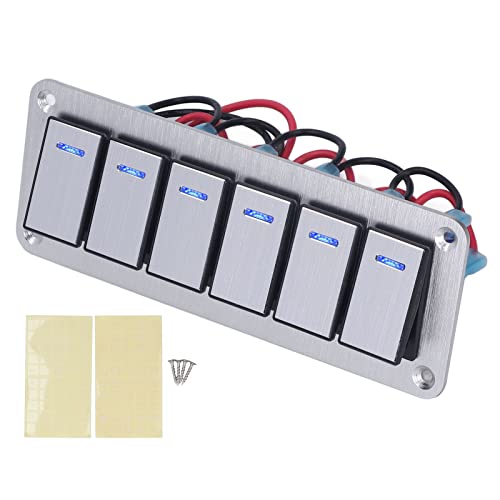 Panneau interrupteur 12V-24V étanche 5 broches LED avec interrupteurs de voiture et moto