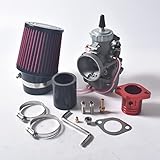 SJVLXHI VM34 Carburetor Kit, For GX390 / 420cc Predator,58mm Air Filter Red