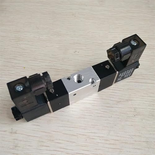 Pneumatic Solenoid Valve 3V120-06 3V120-M5 Port 1/8inch M5 12V DC 3/2 Way Control Valve Double Coil(3V120-M5,110V)