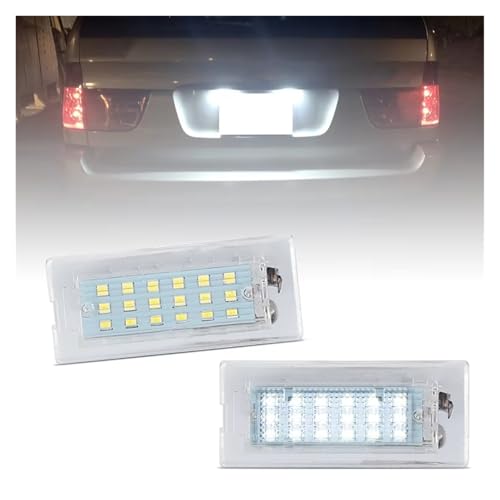 Luz LED para placa matrícula blanca con acabado preciso para modelos X5 y X3 2