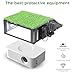 Golf Simulator Projector Enclosure with Cooling Fan & Artificial Turf | Floor-Mounted Protective Cover for Enhanced Projector Protection
