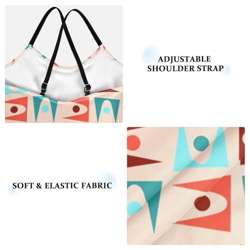 Abstract Retro Pattern Girls 1 Piecing Swimsuits Bathing Suit Girl Swim Suits for Girls Beach Swimwear3