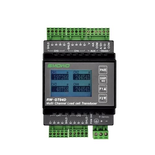 Module entrée de signal mV pour intégration Modbus RTU, boîtier compact RS232 sur rail DIN - 2