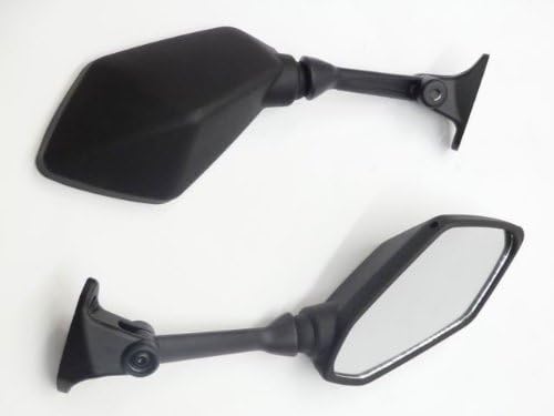 Pair Black Mirrors for 2009-2011 Kawasaki Ninja ZX6R ZX636 ZX 6R 636 2010