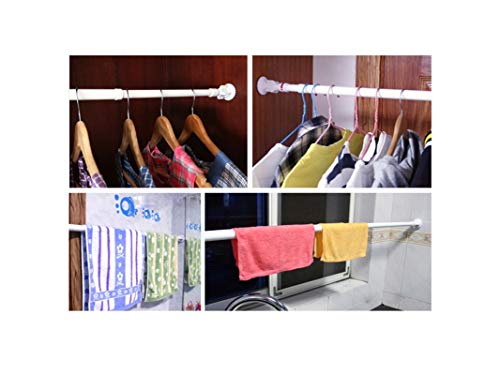 Tringle à vêtements de salle de bain extensible pour petits espaces - 4