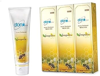 Atomy Toothpaste Propolis Anti-plaque Whitening Dental Oral Care Net Weight 7.05 Oz 200g 3 Tubes