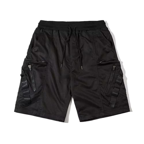 Short tactique d'été multi-poches pour un rangement optimal en noir