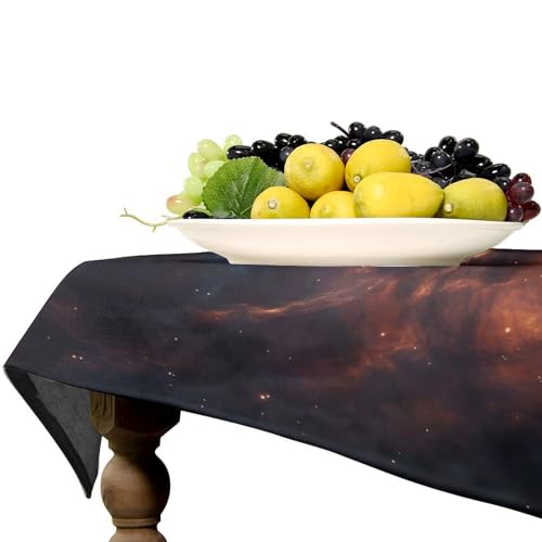 Nappe de table en lin 140x140 cm lavable pour cuisine et repas - 7
