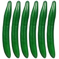 6 Stück Künstliche Gurke Soft PU Gurke Gemüse Dekoration Foto Requisiten Küche Home Party Festival Decor Realistische