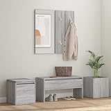 Utilisation multifonctionnelle : le banc avec une capacité de charge maximale de 110 kg sert de siège confortable pour mettre et enlever les chaussures. La boîte et la jardinière sont polyvalentes pour les articles de décoration ou les plantes, idéal pour l'entrée ou le salon.
