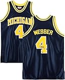 Chris Webber Michigan Wolverines Autographed 1991 Mitchell & Ness Authentic Jersey with "Fab Five" Inscription - Autographed NBA Jerseys