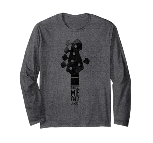 T-Shirt pour Musiciens avec Basse électrique Manche Longue