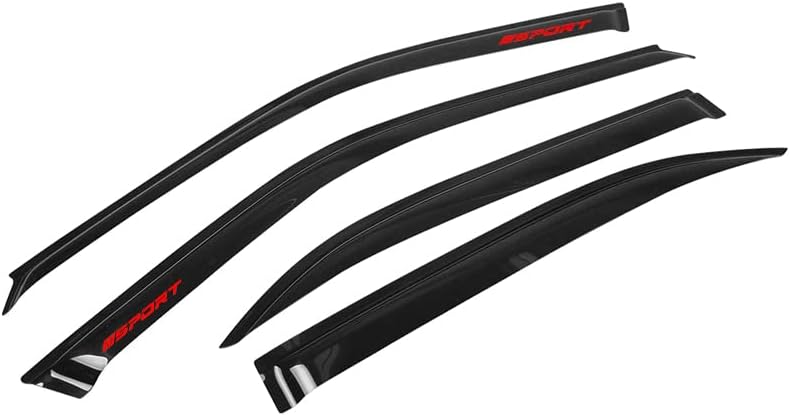 Miniatura 1 de EVPROXP - Visera de protección contra la lluvia compatible con Honda Civic Sedan 4DR 96-00, deflector de ventilación de ventana lateral, teñido