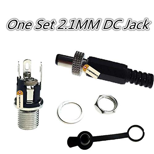 Kit de conector DC 5.5x2.5MM macho y hembra Lsgoodcare miniatura 2