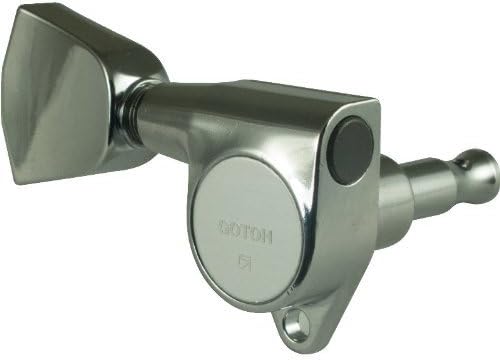 Gotoh Grover-Type 3-Per Side Machine Head Set Keystone Chrome
