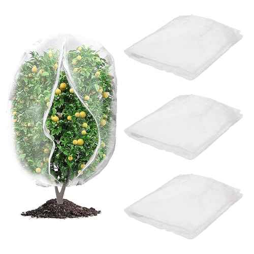 XhuangTech 3 Pack Plant Cover Mesh Net