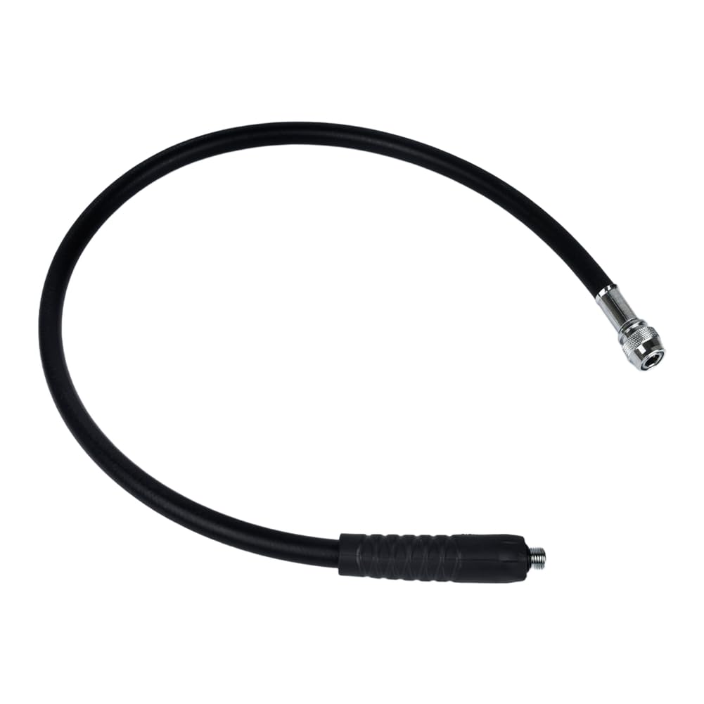 EasyByMall Tubo in gomma a media pressione per immersioni subacquee BCD, pressione di esercizio 30 bar, raccordi in ottone in acciaio inox, lunghezza 75 cm