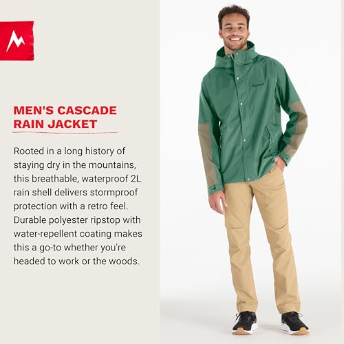 Image of MARMOT Men's Cascade Durable & Waterproof Rain Jacket
