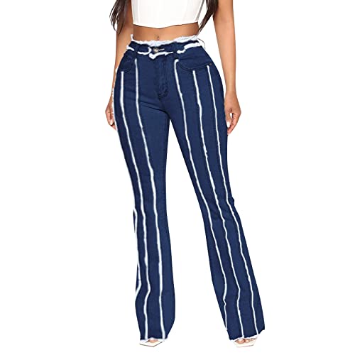 Jean évasé taille haute noir pour femme m | Pantalon décontracté