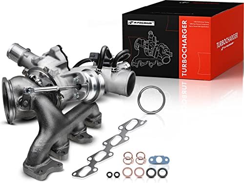 A-Premium Complete Turbo Turbocharger with Gasket Kit Compatible with Chevy Chevrolet Cruze 2011-2019 & Sonic 2012-2020 & Trax 2013-2021 & Buick Encore 2013-2021 1.4L Replace# 55565353