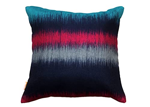 Image of RD TREND Jute Cushion Covers 16x16 Inch - Set of 5 | Digital Printed Decorative Throw Pillow Covers for Sofa, Couch, Living Room & Bedroom | Cushion Cases (Without Fillers)-Love
