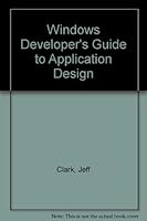 Windows Developer's Guide to Application Design/Book and Disk 067230239X Book Cover