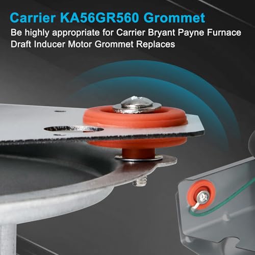 Criditpid Ilhós para Motor Indutor de Forno Substitui O Ilhós Carrier Ka56Gr560, 1 Pacote.