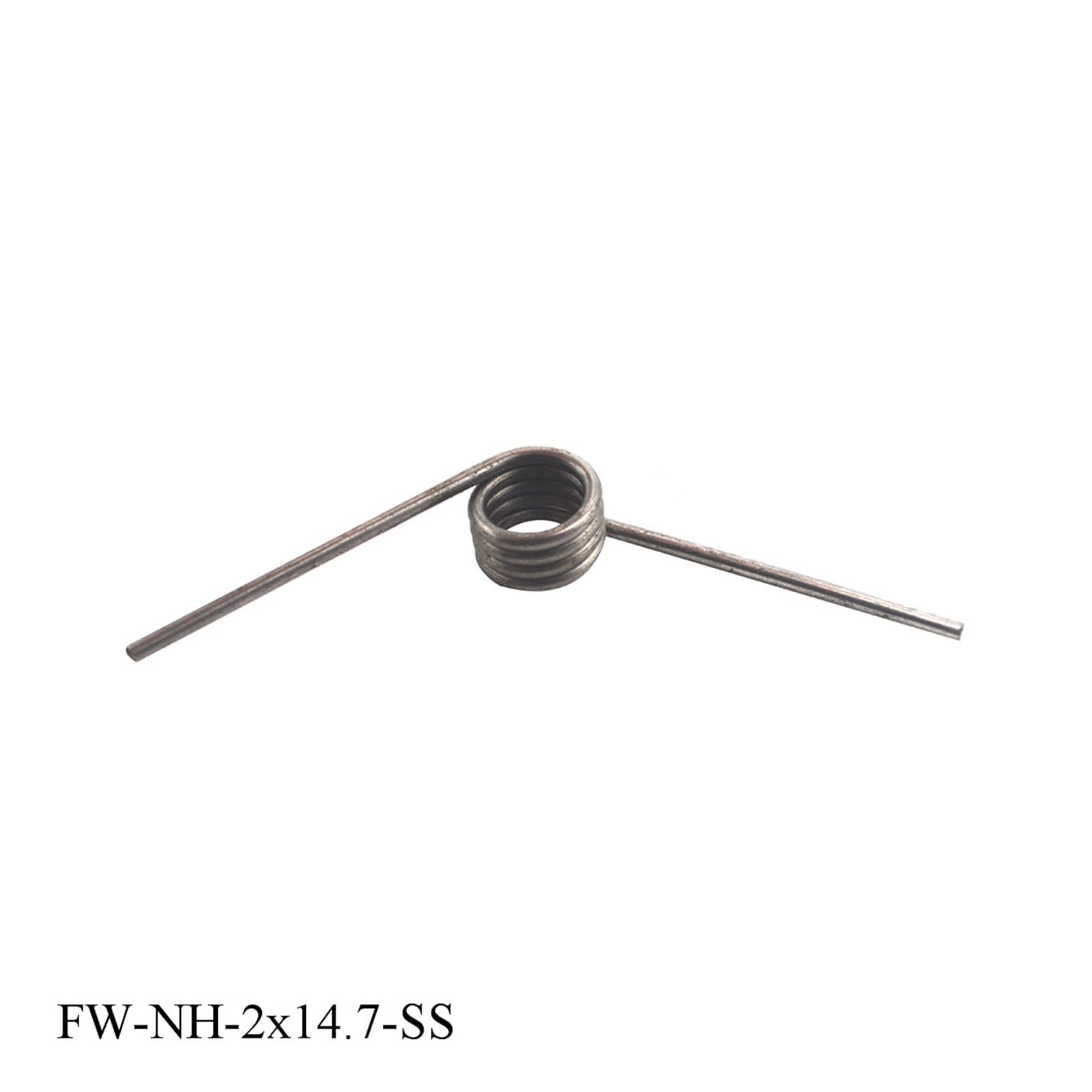 5-50 pièces/lot 2 mm de diamètre de fil ressort de torsion 120 degrés 40 mm de long (taille : FW-NH-2X14.7-SS, couleur : 20 pièces)