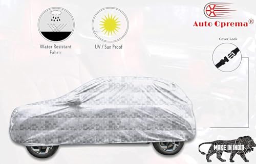 Image of Auto Oprema (Awarded AS INDIA'S Rising Star 2024) Waterproof and Magic Silver with Mirror Car Body Cover with Soft Cotton Lining, Triple Stitched for Mahindra Bolero Camper 4WD PS BS3