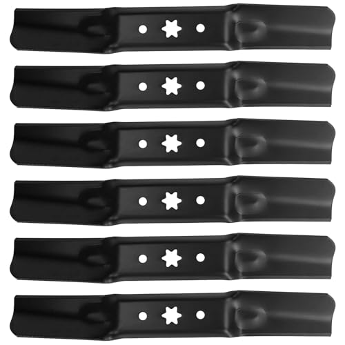 Lawn Mower Blade 34 Inch 50 Inch 6 Pack Compatible With Cub Cadet