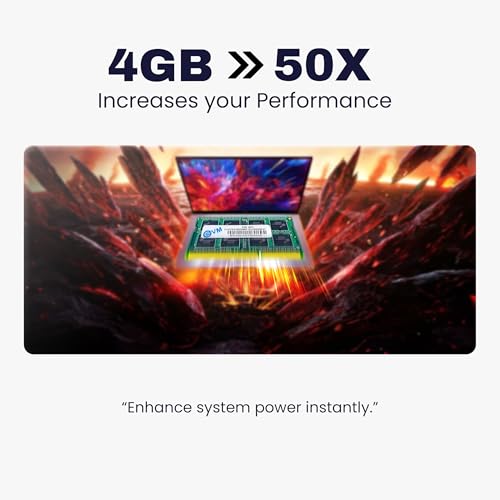 Image of EVM 4GB DDR3 Laptop RAM 1600MHz So-DIMM Memory - High-Speed Performance, Low Voltage Requirement - 10 Year Warranty (EVMT4G1600S86P)