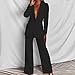 2 Piece Pant Suits for Women Dressy Business Casual Outfits Office Work Suit Set Professional Blazer Pant Suits Set Black